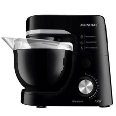Batedeira Planetária Mondial Bp-03 12 Velocidades 700W Preto 110V