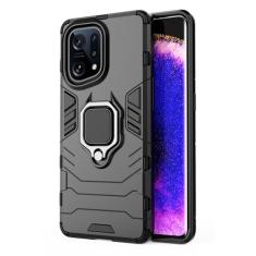 SORAKA Capa para OPPO Find X5 5G com suporte para anel Capa Slim Fit de TPU macio Capa OPPO Find X5 5G com placa de metal para suporte magnético de telefone para carro