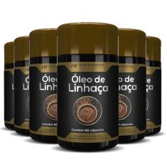 6X Oleo De Linhaça 60Caps Premium Hf Suplementos