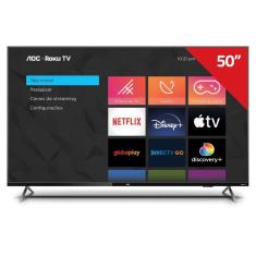 Smart TV 4K UHD 50&quot; AOC 50U7045/78G Wi-Fi Inteligência Artificial 3 HDMI 2 USB