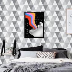 Quadro Decorativo Fale Colorido 45x34cm - Quadros On-Line