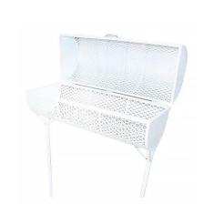 Lixeira de Rua Modelo Tela Moeda Dupla 100cm Com Tampa