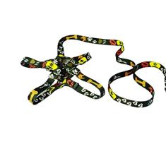 Conjunto Peitoral Ajustável RBPet com Guia - Cães de Micro Porte