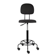 Cadeira Caixa Alta com rodizios rodinhas Atendimento Recepção Balcão Espuma Injetada