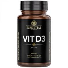 VITAMINA VIT D3 (120 CáPSULAS) ESSENTIAL NUTRITION 