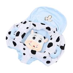 Cadeira macia para bebês, cadeira, sofá, 2 furos frontais, educação infantil, 2 alças para sala de estar (concha)