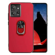 Ranyi Capa para Motorola ThinkPhone, capa de telefone ThinkPhone, capa ultrafina de TPU com suporte de anel giratório de 360 graus, capa de proteção de borracha de silicone flexível para celular
