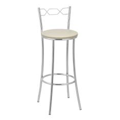 Banqueta Alta Cromada Bc51/a A101 Treparoni