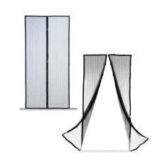 Cortina protetora insetos tela mosquiteiro magic mesh porta