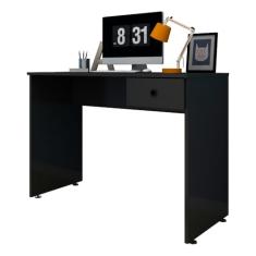 Mesa para Computador Notebook Escrivaninha Dubai Preto - Mpozenato