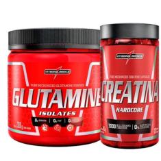 Creatina Pura 120 Caps + Glutamina Pura 300g Integralmedica