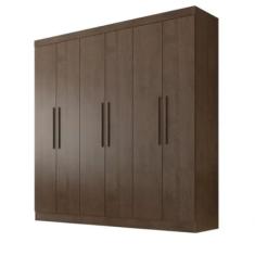 Guarda Roupa Casal 6 Portas 4 Gavetas Belém - Móveis Valverde - New Canion