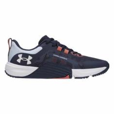 Tênis Under Armour Tribase Reps Unissex Azul Marinho Confortável Academia Performance Cross Training-Unissex