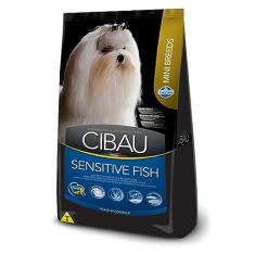 Cibau Sensitive Fish para Cães Adultos de Raças Mini e Pequenas Sabor Salmão 3Kg