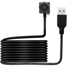 Webcam Mini HD 1080P com microfone 110° Lente grande angular de 2,8 mm Compatível com PC Video Conferencing/Calling/Gaming Laptop/YouTube