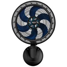 Ventilador de Parede Arno Xtreme Force Breeze VB4P 40cm com 3 Velocidades e 6 Pás - Preto