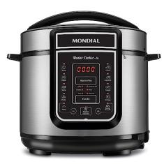 MONDIAL Panela de Pressão Digital, Master Cooker - 5L, 220V, Preto, 900W - PE-38