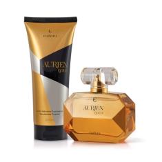 Eudora kit Aurien Gold: Desodorante Colônia 100ml + Loção Iluminadora Corporal 200ml