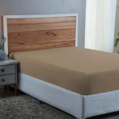Lençol Casal com Elástico Algodão 300 Fios Cama Box Padrão - MF ENXOVA