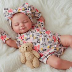 Boneca Reborn BABESIDE Skylar 43 cm, garota realista com caixa