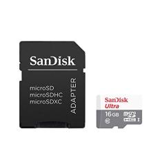 SanDisk Cartão micro SDHC Ultra SDSQUNB-016G-GN3MN 16GB 48MB/s UHS-I Classe 10