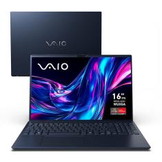 Notebook VAIO FE16 AMD® Ryzen 7-5825U Linux 8GB RAM 512GB SSD 16" IPS WUXGA Antirreflexo - Cinza Grafite