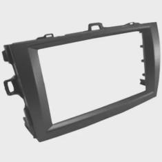 Moldura Painel 2 Din Dvd Toyota Corolla 2009 à 2014 Grafite