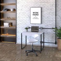 Mesa de Escritório Kuadra 2 gv Branca 90 cm