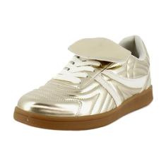 Steve Madden Tênis feminino Madrid, Dourado, 36