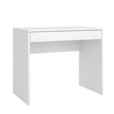 Escrivaninha Com 1 Gaveta Facility Branco Branco