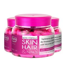 Kit 3 Skin Hair E Nails Femme Care Unilife 90 Cápsulas