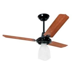 Ventilador de Teto Loren-Sid Diplomata Lumi M3 Preto/Mogno - 1767, 110