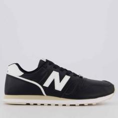 TENIS NEW BALANCE 373V2 MASCULINO BLACK/REFLECTION, Calçados Masculinos, PRETO/BRANCO OFF, 42