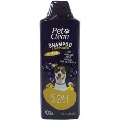 Shampoo Pet Clean 5 em 1 para Cães e Gatos - 700 mL