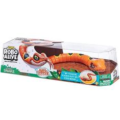 Candide, Robo Alive, Criaturas Rastejantes, Serpente Robótica - Cinza ou Laranja