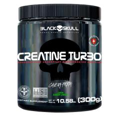 CREATINE TURBO - 300G - BLACK SKULL-Unissex