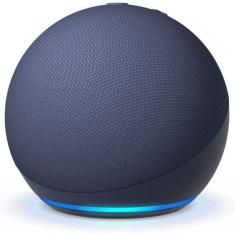 Echo Dot 5 Geração Alexa / Relógio / Bluetooth - Azul