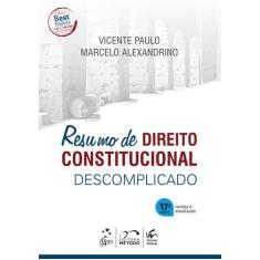 Livro - Resumo De Direito Constitucional Descomplicado