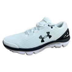 Under Armour Charged Gemini 2020 Tênis de corrida masculino, Branco/Branco 101, 42