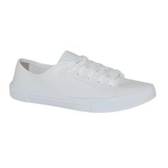 Tênis Moleca Casual Feminino Branco Com Cadarço