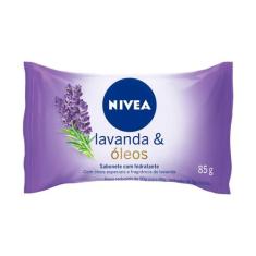 Sabonete em Barra Nivea Lavanda & Óleos 85g, Lavanda, Colorido, Lavand