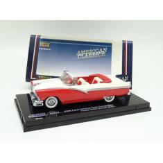 Miniatura Vitesse Ford Fairlane 1956 Conversível 1/43, Laranja, Branco