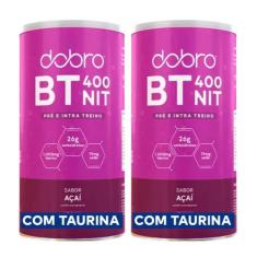 2x Bt Nitrato Dobro Com Taurina Sabor Açaí 450g, Açaí