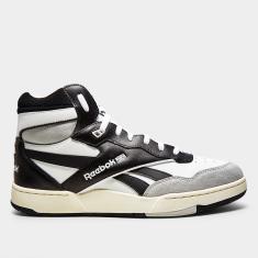 Tênis Couro Reebok BB 4000 II Cano Médio Masculino-Masculino