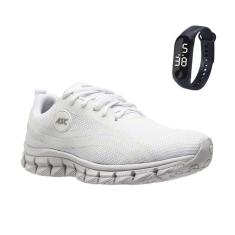 Tênis Masculino Para Academia Sola Reta Com Relógio 21-Masculino