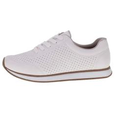 Tenis Via Marte Casual Com Perfuros - 17-16501 N-Feminino