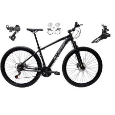 Bicicleta Aro 29 Ksw Xlt Alumínio 24v Câmbios Shimano Tz Freios a Disco Hidráulicos Garfo Suspensão-Unissex