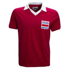 Camisa Costa Rica 1990 Liga Retrô  Vermelha Gg