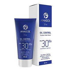 Anasol Protetor Solar Facial Viso Oil Control Fps 30 Loção Fluida Com 60Ml