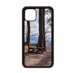 Capa Sky Bench Florestal Science Nature Scenery para iPhone 11 Pro Max para Apple Mobile Case